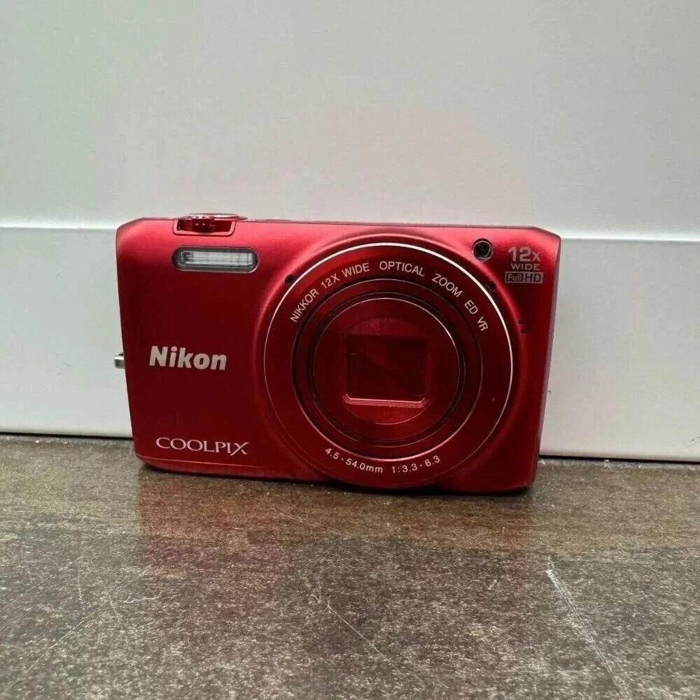 Nikon COOLPIX Vibrant Red Camera